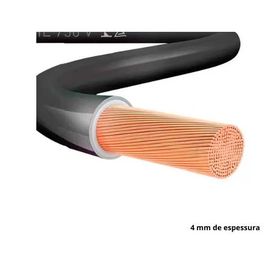 Cabo 4MM (p/ Metro)