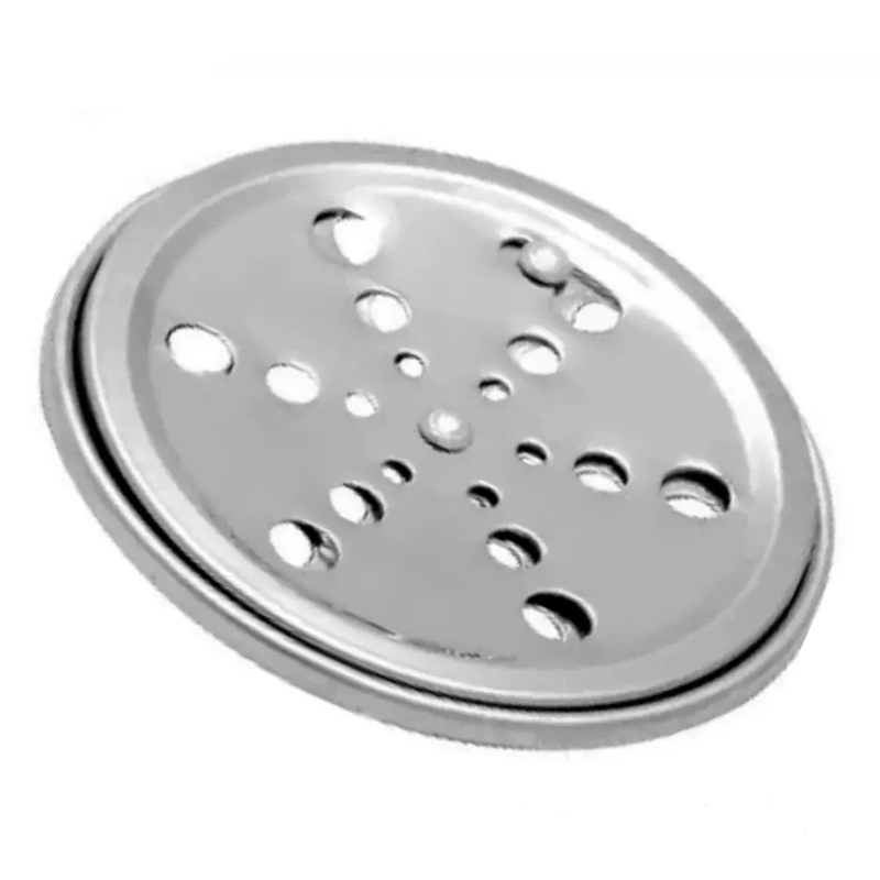 Grelha Redonda Rotativa Inox 15x15