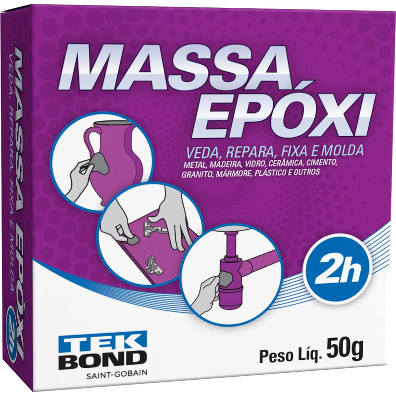 Cola Massa Epoxi 50G