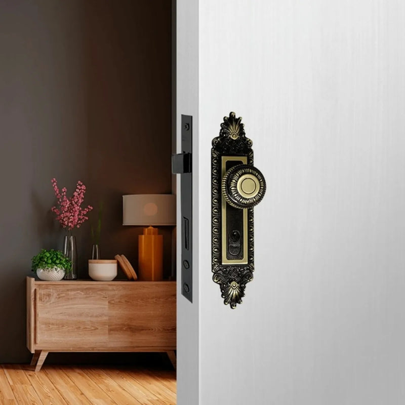 Fechadura de Banheiro 1500 Bola Espelhada Colonial Oxidada 1520/04CO 2546 Silvana Assa Abloy