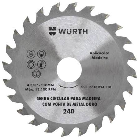 Serra Madeira 24 Dentes
