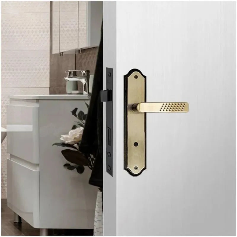 Fechadura de Banheiro 1100 Italy Class Premium Espelhada Oxidada 112002PO Silvana Assa Abloy