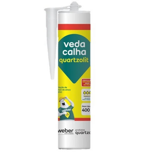 Veda Calha 400G Cinza