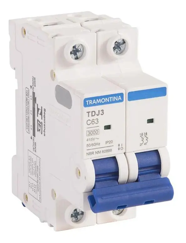 Disjuntor Bipolar 63A