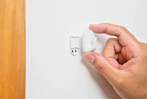 Gancho Topázio de Plástico Branco (Médio)