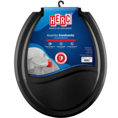 Assento Envolvente Comum Ideale Preto Herc