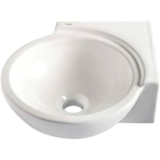 Lavatório de Canto Branco 30CM Icasa