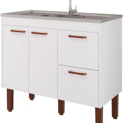 Balcão de Cozinha 94CM Slim MGM Móveis